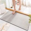 Quick Drying Diatom Mud Bathroom Carpet Absorbent Bath Mat Non Slip Shower Room Carpet